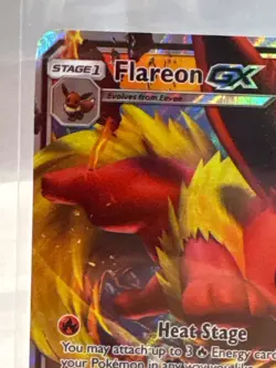 Pokemon Card Flareon GX SM171 Holo Black Star Promo Nam - Excellent Condition - Image 2