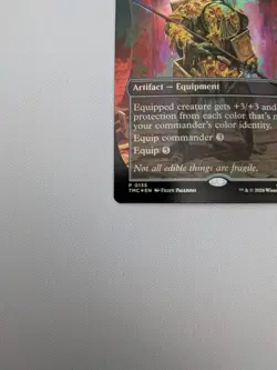 Commander's Plate 135 PROMO BORDERLESS FOIL TMNT Pizza Box Commander MTG Card - Image 3