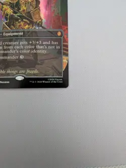 Commander's Plate 135 PROMO BORDERLESS FOIL TMNT Pizza Box Commander MTG Card - Image 4