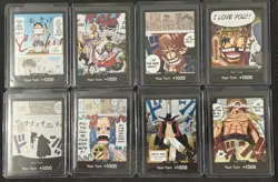 One Piece TCG Don Card Lot of 16 Different Art Styles Cards - Image 1