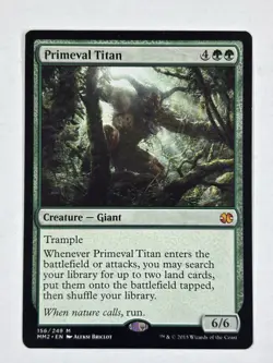 Primeval Titan Modern Masters 2015 NM/MT MTG Magic the Gathering Card - Image 1