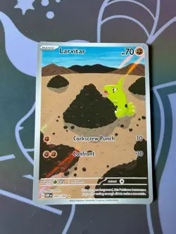 Larvitar - 203/197 - Obsidian Flames - Illustration Rare Pokemon TCG NM Card #2 - Image 2