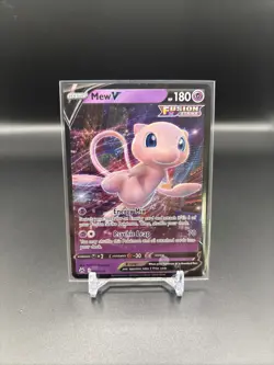 Pokemon Mew v TCG Card 60/159 Crown Zenith Ultra Rare - Image 1