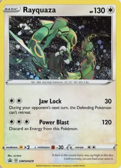Rayquaza (SWSH029), SWSH: Sword & Shield Promo Cards, Holo, Promo - Image 1