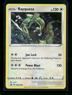 2020 Pokemon Rayquaza SWSH029 SWSH: Sword & Shield Promo Cards Holo NM - Image 1