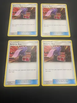 Pokemon Surprise Box 187/214 Unbroken Bonds Playset 4x Four Cards x4 Light Play - Image 1