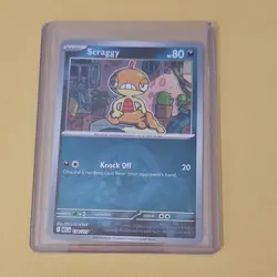 Pokemon TCG 5 Card Lot -Mega Gengar EX, Scraggy, Mega Scrafty EX, Poke Pad - Image 3