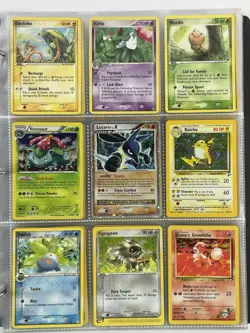 Pokemon Card Collection VTG Binder Holo Rare 1st E-Reader WoTC Lucario X Raichu - Image 1