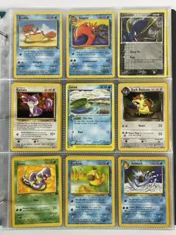 Pokemon Card Collection VTG Binder Holo Rare 1st E-Reader WoTC Lucario X Raichu - Image 3