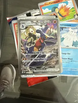 Pokemon Cynthia's Garchomp EX Full Art Holo 232/182 Fighting Card - Image 2
