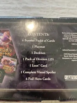 WoW TCG Crown of the Heavens Aftermath Raid Deck SEALED w/Loot Card - Image 3