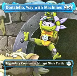 Donatello, Way with Machines (Borderless) - REG - MTG - TMT - 0197 - U ~ NM - Image 1