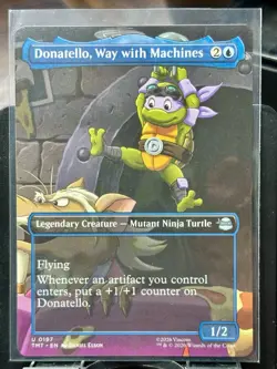 Donatello, Way with Machines (Borderless) - REG - MTG - TMT - 0197 - U ~ NM - Image 2