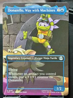 Donatello, Way with Machines (Borderless) - REG - MTG - TMT - 0197 - U ~ NM - Image 3