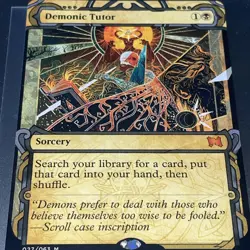 Demonic Tutor Strixhaven: Mystical Archives Foil Etched NM Pack Fresh - Image 2