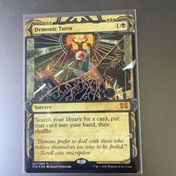 Demonic Tutor Strixhaven: Mystical Archives Foil Etched NM Pack Fresh - Image 3