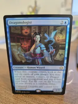 MTG Dragonologist - Foil, NM-Mint, English Tarkir: Dragonstorm - Image 1