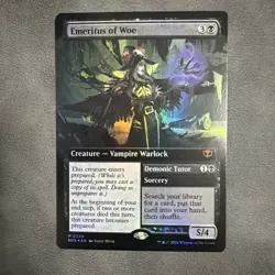 Emeritus of Woe (Extended Art) Secrets of Strixhaven Foil - Image 1