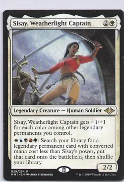 Sisay, Weatherlight Captain 29 R MH1 NM - Image 1