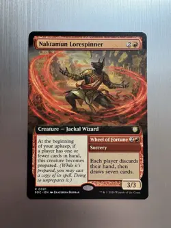 Naktamun Lorespinner - 81 - MTG: Secrets of Strixhaven - Extended Art - Regular - Image 1