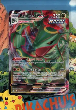 Pokemon TCG Rayquaza VMAX Full Art 102/159 Crown Zenith NM/M - Image 1