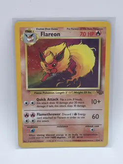 9x Vintage Pokemon 1999 Jungle HOLO Lot - Snorlax Flareon Pidgeot - MP/HP WOTC - Image 2