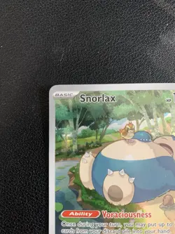 2023 Pokemon 151 Snorlax SVP 051 Black Star Promo Illustration Rare Holo NM/M - Image 2