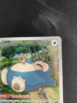 2023 Pokemon 151 Snorlax SVP 051 Black Star Promo Illustration Rare Holo NM/M - Image 3