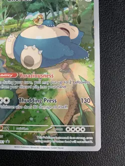 2023 Pokemon 151 Snorlax SVP 051 Black Star Promo Illustration Rare Holo NM/M - Image 5