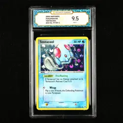 TQG 9.5 MINT+ 2004 Pokemon ENG Tentacool EX-HL 77/101 C - Image 1