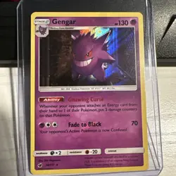 Pokemon Gengar 38/111 Sm-Crimson Invasion Holo - Image 1