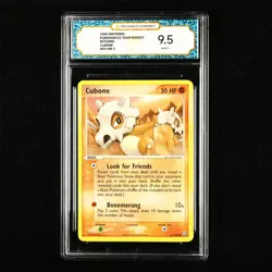 TQG 9.5 MINT+ 2004 Pokemon ENG Cubone 51/109 C - Image 1