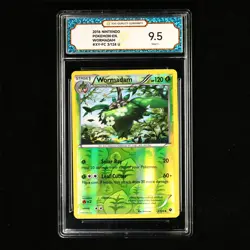 TQG 9.5 MINT+ 2016 Pokemon ENG Wormadam 3/124 U - Image 2