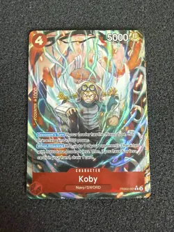 Koby Alternate Art PRB02-001 Rare Foil Character One Piece Namco 5000/4 - Image 1
