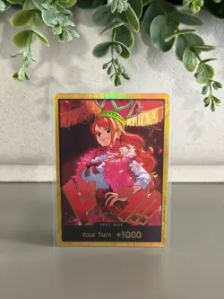DON!! Card (Nami) (Gold) Extra Booster: One Piece Heroines Edition Foil - Image 1