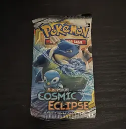 Pokemon Sun & Moon Cosmic Eclipse Booster Pack Cards - Image 1