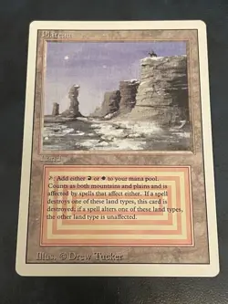 Plateau Revised Edition Dual Land Magic the Gathering Card Card LP - Image 1