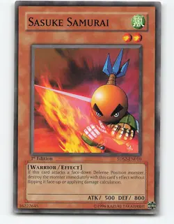 Sasuke Samurai #5DS2-EN010 1st Edition Yugioh Card - Image 1