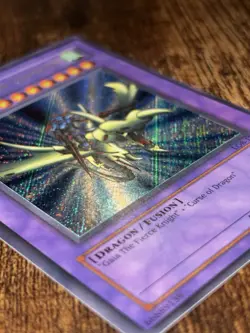 Yu-Gi-Oh Gaia the Dragon Champion LOB-125 Secret Rare Card Unlimited - Image 5