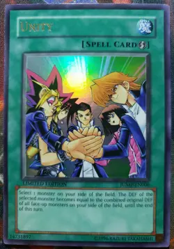 Yugioh UNITY (Spell Card) LIMITED EDITION JUMP-EN006 - RARE NM - Image 1