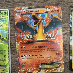 Pokemon TCG EX Holo Card Lot Charizard Pikachu Mewtwo Volcanion Virizion - Image 4