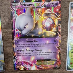Pokemon TCG EX Holo Card Lot Charizard Pikachu Mewtwo Volcanion Virizion - Image 5
