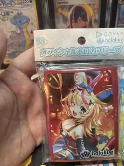 Hololive Official Card Game Vol.19 Omaru Polka sleeves 55 ct new sealed - Image 2