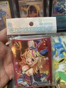 Hololive Official Card Game Vol.19 Omaru Polka sleeves 55 ct new sealed - Image 3