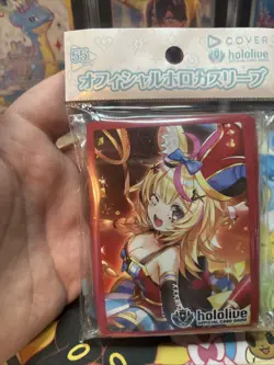 Hololive Official Card Game Vol.19 Omaru Polka sleeves 55 ct new sealed - Image 5