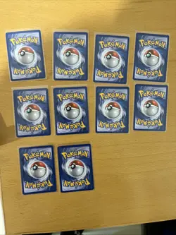 Vintage Pokemon 10 Cards Lot HS Triumphant NM And LP Condition, Sleeved - Image 5