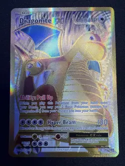 Pokemon TCG Dragonite-EX Full Art Holo Card 106/108 XY Evolutions - Image 1
