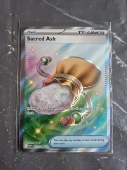 Sacred Ash 115/088 Perfect Order Full Art Trainer Pokemon TCG Card NM PF - Image 1