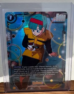 Dragon Ball Super Card Game Bulma FS12-14 Foil (Gold) - Image 1