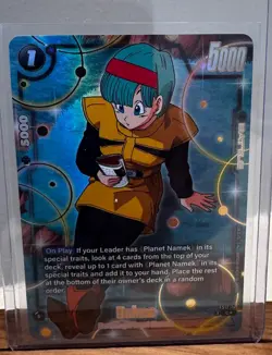 Dragon Ball Super Card Game Bulma FS12-14 Foil (Gold) - Image 2